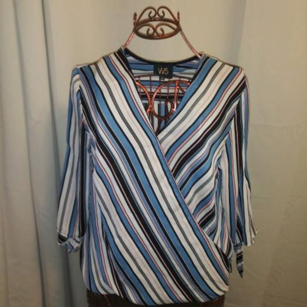Stylish Casual Striped Blouse